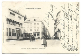 Souvenir De Hasselt  *  Maison 't Zwaart Et Grand'Place - Hasselt