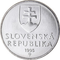 Monnaie, Slovaquie, 5 Koruna, 1995, SUP+, Nickel Plaqué Acier, KM:14 - Slovacchia