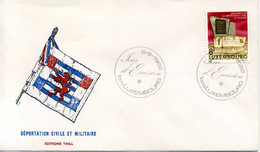 Z28-1 Luxembourg FDC N° 1012 Drapeaux   A Saisir !!! - Covers