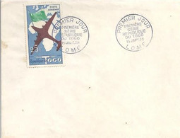 Enveloppe Premier Jour FDC Togo  Poste Aérienne Première Série République Togo 15 Jan 1959 YT N° PA 29 - Lettres & Documents