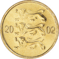 Monnaie, Estonie, 10 Senti, 2002, No Mint, SUP+, Bronze-Aluminium, KM:22 - Estland