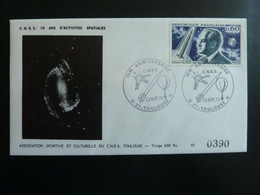 Enveloppe Commémorative 10eme Anniversaire CNES Toulouse 23/09/1972 -  - Tirage 600 Ex - Europa