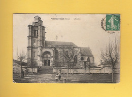 CPA..dépt 60..MONTJAVOULT  :  L' Eglise  : Voir Les 2 Scans - Montjavoult