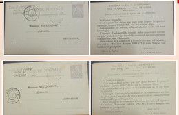 O) FRENCH GUYANA - GUIANA, JAPANESE TROOPS IN JAPAN, NAVIGATION AND COMMERCE, GUYANE COLONY,POSTAL STATIONERY, TO AMSTER - Sonstige & Ohne Zuordnung
