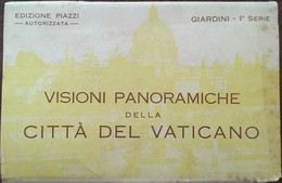 Enveloppe De 12 CPA "Visioni Panoramiche Della Città Del VATICANO VATICAN, éd PIAZZI, Giardini 1a Serie - Vatican