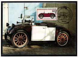 CA005- COVERAUCTION!!! - GERMANY 1982 CARD -ANTIQUE AUTOMOBIL - HANOMAG KOMMSSBROT 1925 - Covers & Documents