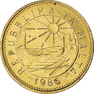 Monnaie, Malte, Cent, 1986, SUP+, Nickel-Cuivre, KM:78 - Malta (Ordre Van)