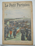 LE PETIT PARISIEN N°608 –30 SEPTEMBRE 1900 - GRANDE MANOEUVRE D’AMILLY - BANQUET DES MAIRES  PARIS - CYCLONE EN AMERIQUE - Le Petit Parisien
