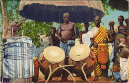 PC GHANA, THE TALKING DRUMS OF ASHANTI, Vintage Postcard (b44086) - Ghana - Gold Coast