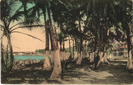 PC PANAMA, PCRISTOBAL WATER FRONT, Vintage Postcard (b44388) - Panama