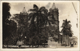 PC PANAMA, CATHEDRAL, Vintage REAL PHOTO Postcard (b44397) - Panama