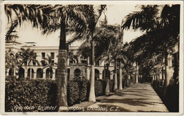 PC PANAMA, APPROACH TO HOTEL, WASHINGTON, Vintage REAL PHOTO Postcard (b44398) - Panama