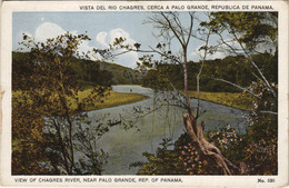 PC PANAMA, VIEW OF CHAGRES RIVER, Vintage Postcard (b44404) - Panama