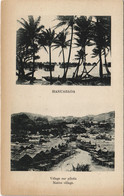 PC OCEANIA, HANUABADA, NATIVE VILLAGE, Vintage Postcard (b44320) - Papouasie-Nouvelle-Guinée