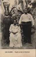 PC OCEANIA, ILES GILBERT, FAMILLE DU CHEF DE BUTARITA, Vintage Postcard (b44322) - Papouasie-Nouvelle-Guinée