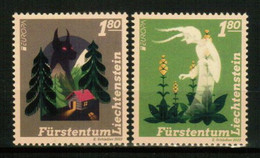 Europa CEPT 2022 LIECHTENSTEIN Stories & Myths - Fine Set MNH - Unused Stamps