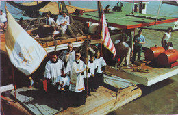 C. P. A. : U.S.A. : Mississippi : The Opening Of The Famous BILOXI SHRIMP SEASON, Blessing Shrimp Fleet - Altri & Non Classificati