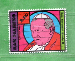 S.Marino ° 2015 -  PAPA GIOVANNI PAOLO II. Unif. 2487.  Usato - Usados