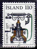 ISLANDA ICELAND ISLANDE ISLAND 1979 EUROPA CEPT UNITED TELEPHONE C. 1900 110k USED USATO OBLITERE' - Usati