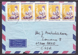 EX-PR-22-09 AVIA LETTER FROM BURMA TO CZECHOSLOVAKIA. - Myanmar (Birma 1948-...)