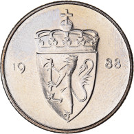 Norvège, 50 Öre, 1988, TTB+, Cupro-nickel - Autres & Non Classés