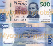 MEXICO 500 Pesos, 2022, PNew, , Not Yet In Catalog, Carillo & Rabiela, UNC - Mexico