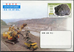 Korea 2008. Minerals (Mint) Aerogram - Corea Del Norte