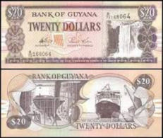 Guyane  20 Dollars Type 1996 UNC  D-1202 - Guyana