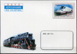 Korea 2012. Locomotive (Mint) Aerogram - Corea Del Norte