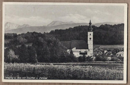 CPA ALLEMAGNE - WAGING A. SEE Mit Stauffen U. Zwiesel - TB PLAN Partie Du Village - Waging