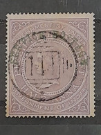 British India INDIA 1866 QV HALF ANNA FISCAL Ovpt. SERVICE POSTAGE (Sg#O19) As Per Scan - Dienstmarken