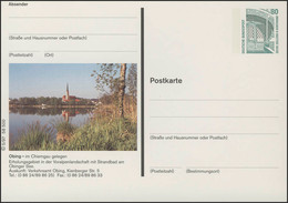 P156Ia-1997/05 Obing/Chiemgau, Panorama Mit See ** - Bildpostkarten - Ungebraucht