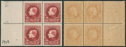 Grand Montenez - N°292B** En Bloc De 4 + BDF (MNH) / Nuance - 1929-1941 Big Montenez