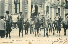 Cauterets * Les Guides à Cheval * Le Départ De La Compagnie * Cavaliers - Cauterets