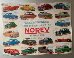 32 - Buvard  Collectionnez Les Miniatures NOREV échelle 1/43   !!!! Plis état Moyen - Automotive
