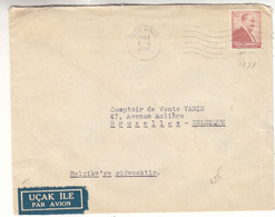 Turquie - Lettre De 1957 ° - Oblir Istanbul - Exp Vers Bruxelles - - Lettres & Documents