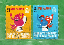 S.Marino ° 2015 -  Giornata Mondiale Dei Servizi Igienici. Unif. 2478-2480.  Usato - Gebraucht