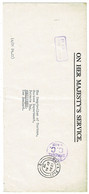 Ref 1567 - 1972 OHMS Cover Suva Fiji To Wellington New Zealand - Covers & Documents