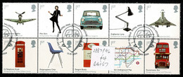 Ref 1568 - GB 2009 - British Design Classics - SG 2887/96 Se-Tennant Block Of 10 Used Stamps - Gebruikt