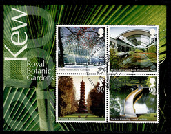Ref 1568 - GB 2009 - Kew Botanic Gardens Miniature Sheet  - SG M2941 Used Stamps - Usados