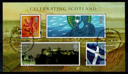 Ref 1568 - GB 2009 - Scotland Miniature Sheet  - SG S153 Used Stamps - Usados