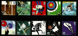 Ref 1568 - GB 2009 - Olympic & Paralymic Games  - SG 2981/2990 Used Set Of 10 Stamps - Gebraucht