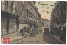 53 - LAVAL  - Rue De L'Hotel De Ville -  ( Animée )   Bon état-     CPA - Laval