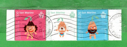 (L) S.Marino °  2016 - Giornata Della Fertilità.  Trittico. Unif. 2513 à 2515. Usato. - Used Stamps