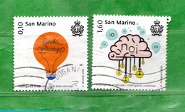 S.Marino ° 2016 -  L'INTELLIGENZA ARTIFICIALE. Unif. 2525-2528.  Usato - Used Stamps