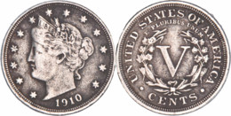 Etats-Unis - 1910 - Liberty Nickel - 07-143 - 1883-1913: Liberty (Libertà)