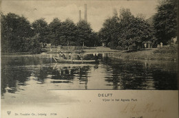 Delft // Vijver In Het Agneta Park (geanimeerd) 190? - Delft