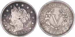 Etats-Unis - 1895 - Liberty Nickel - 07-144 - 1883-1913: Liberty (Libertà)