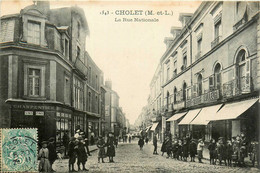 Cholet * La Rue Nationale * Débitant Vins Fins * Tailleur Boré Barré - Cholet