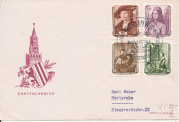 Germany DDR FDC 15-12-1955 Dresden Art Gallery Paintings With Cachet (not Complete) - FDC: Enveloppes